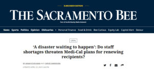 Sac Bee Article Headline